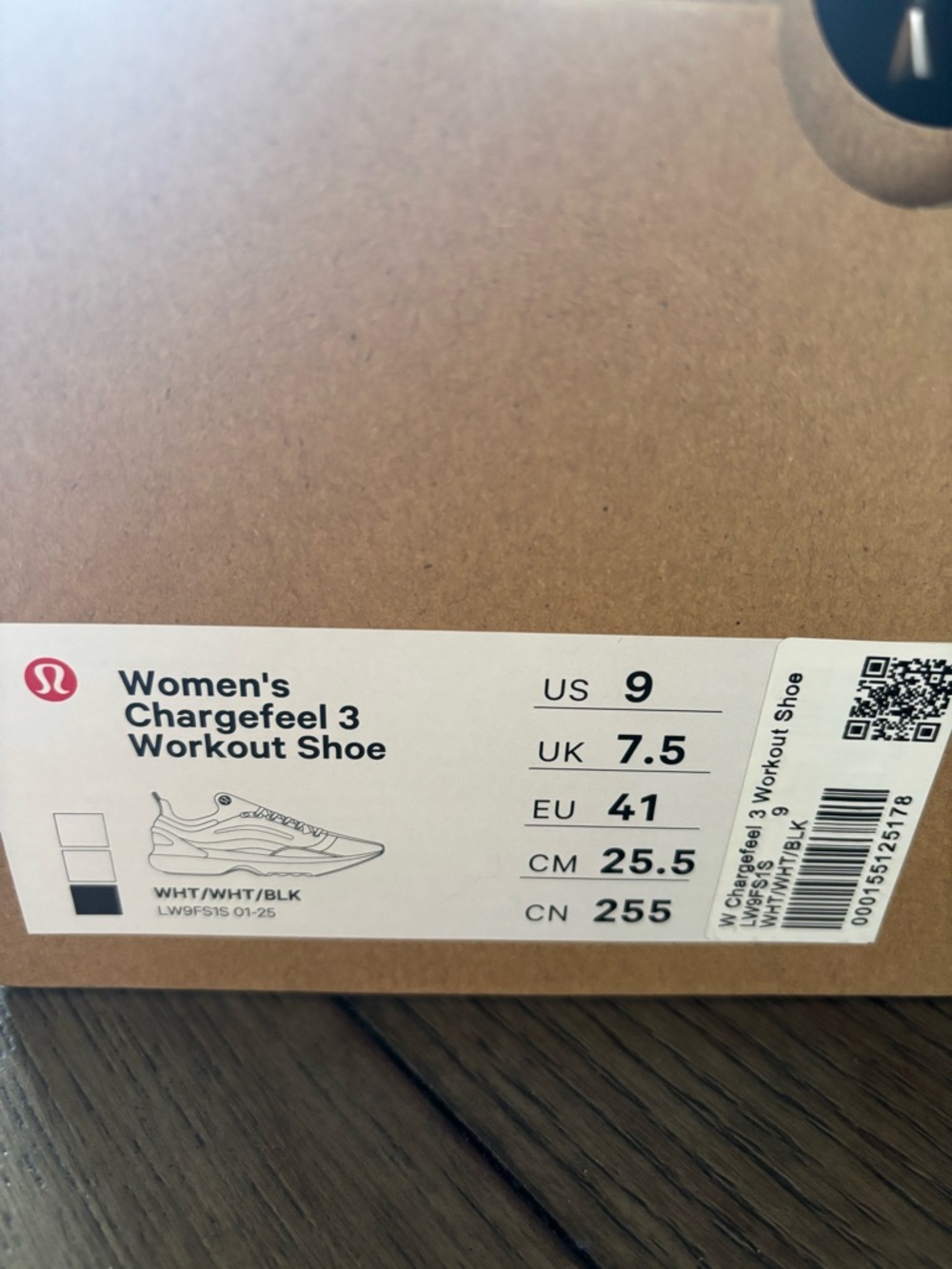 lululemon athletica White and Black Knit Lace-Up Sneaker - Picture 2 of 5